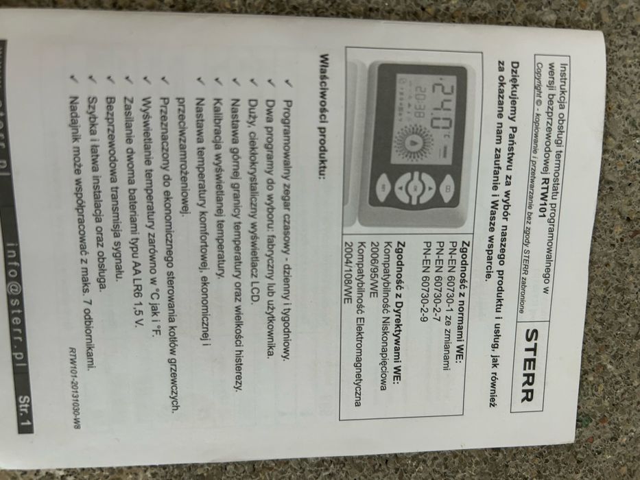 Termosta programowalny