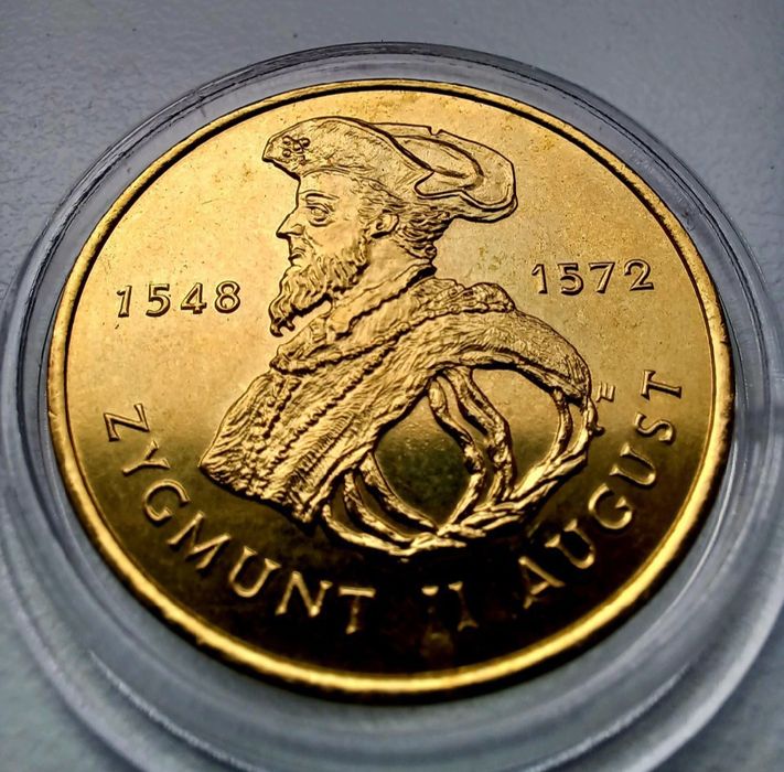 #2. 2 zł. 1996 ZYGMUNT II AUGUST. Stan: 1. Piękna.
