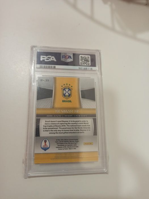Neymar Jr 2018 World Cup PSA 10