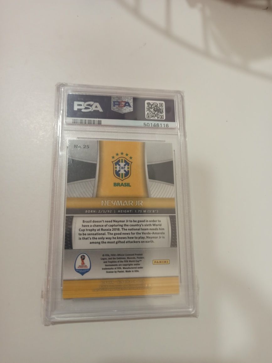 Neymar Jr 2018 World Cup PSA 10