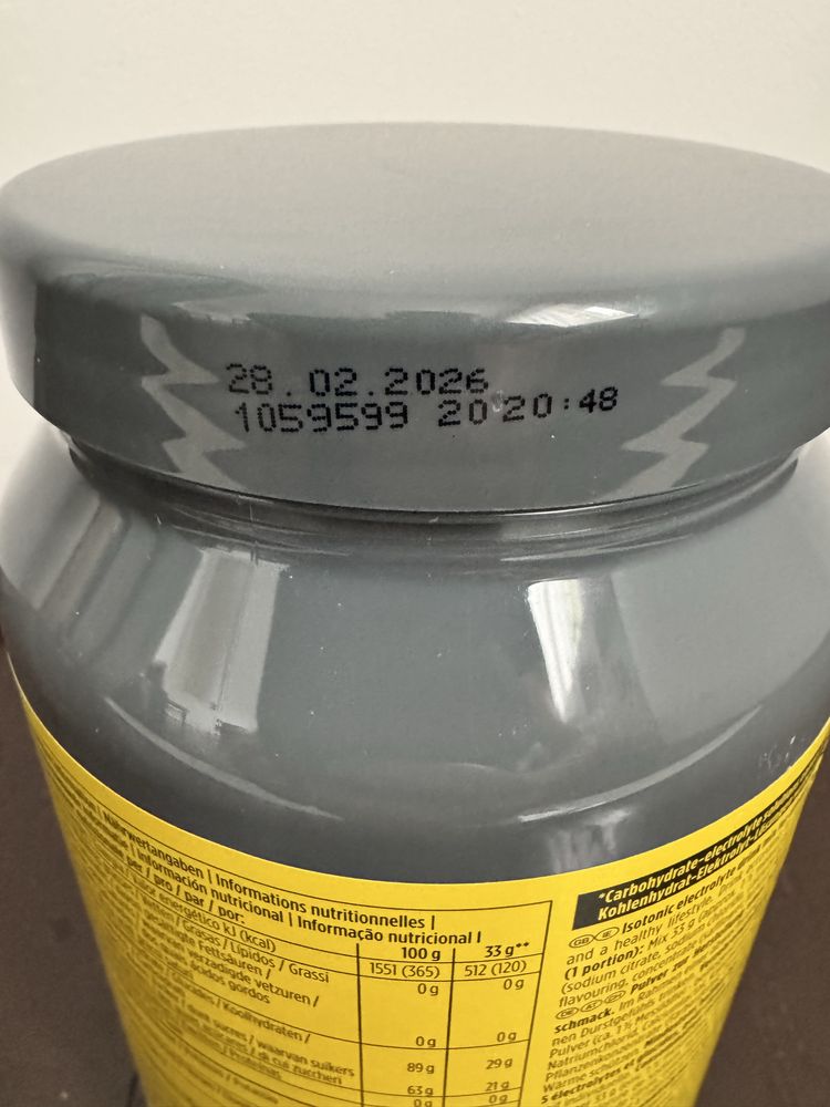 Power Bar Iso Active isotonic lemon