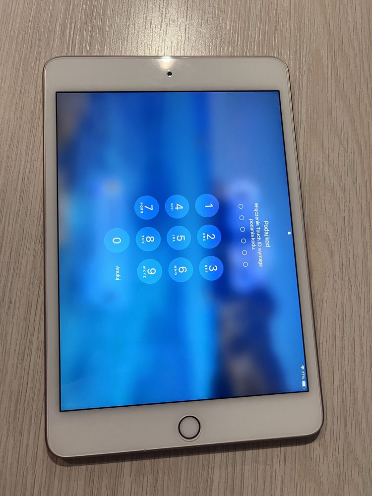 iPad mini tablet  Wi-Fi 256GB  Gold model A2133 jak nowy
