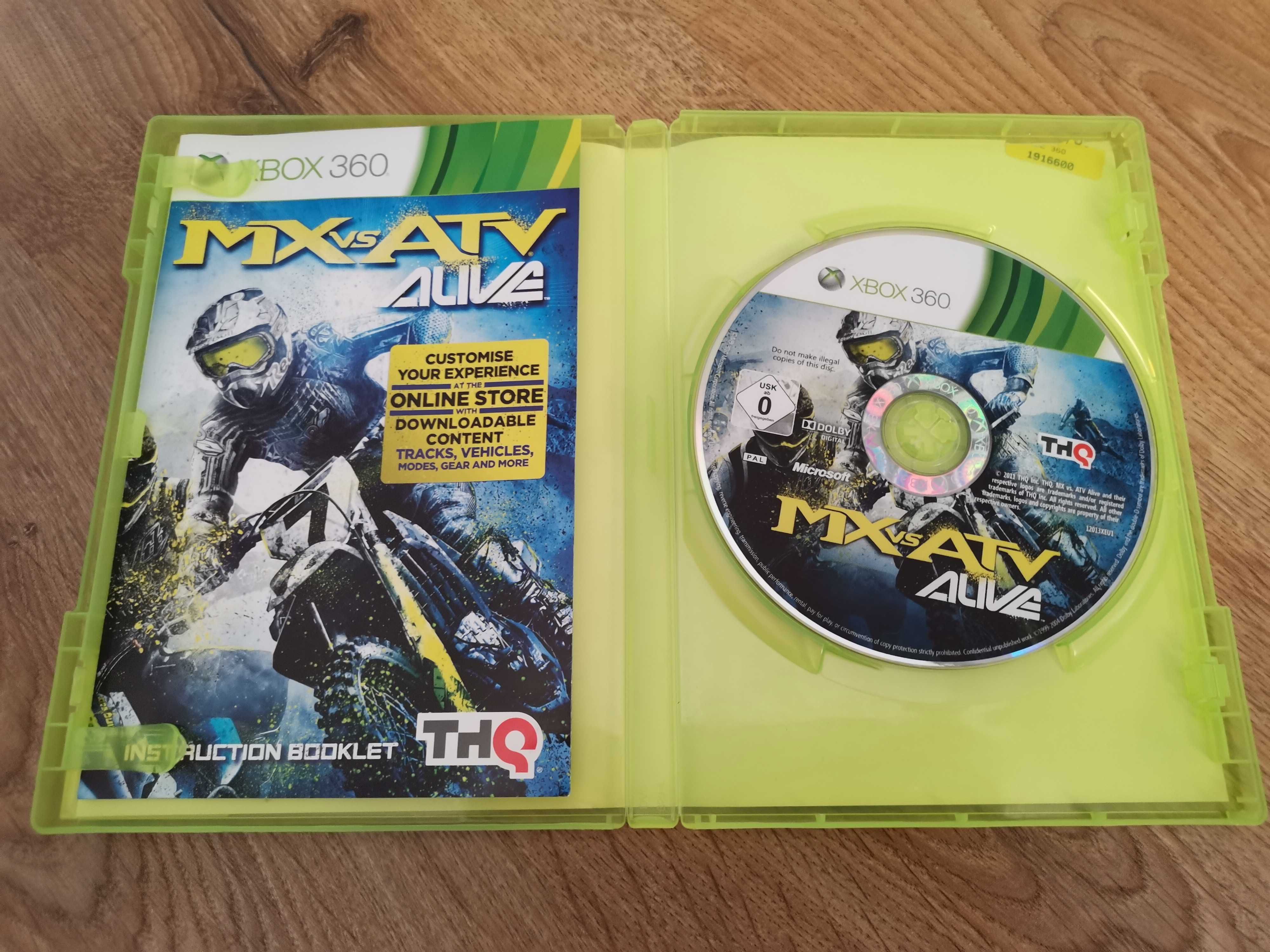 Gra MX vs. ATV Alive na konsolę XBOX 360