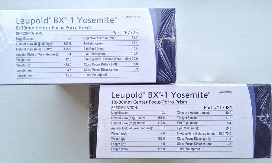 Бинокль Leupold Yosemite BX1 8x30
