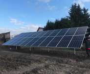 Instalacja fotowoltaiczna fotowoltaika 6 kWp naziemna, gruntowa