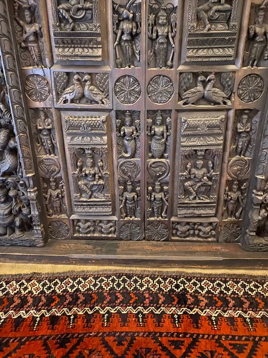 Antiga e rara porta Indiana