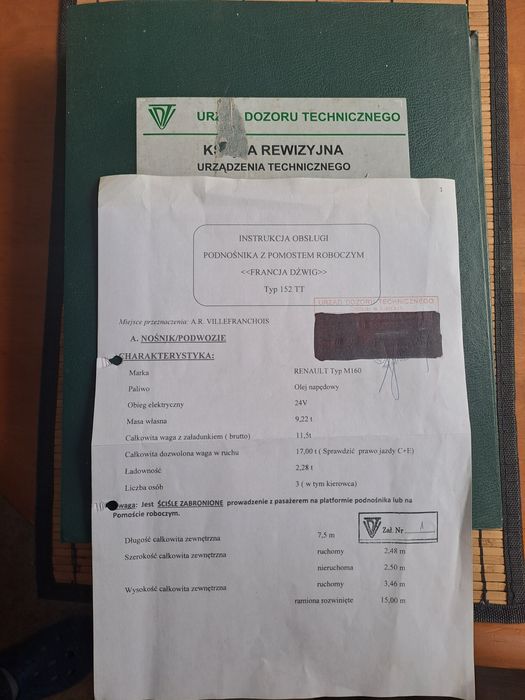 Książka rewizyjna urządzenia technicznego