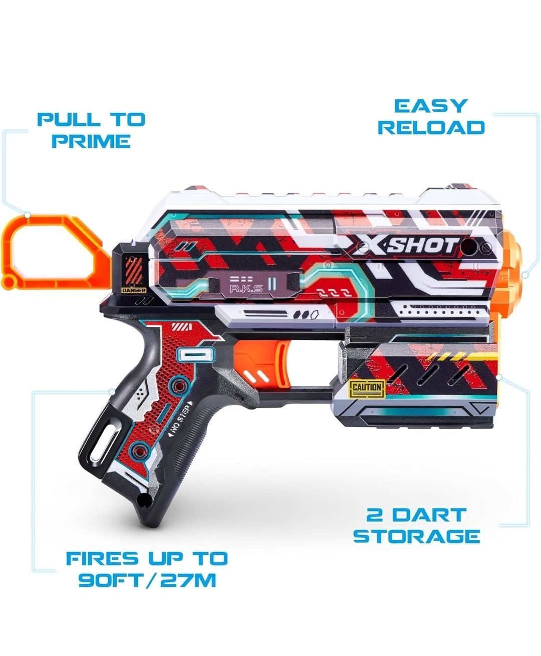 X-Shot Skins Flux 2 шт набір бластеров пістолет