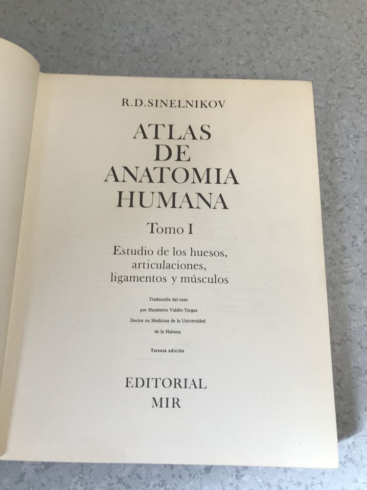 Atlas de Anatomia Humana Sinelnikov I tom Anatomia