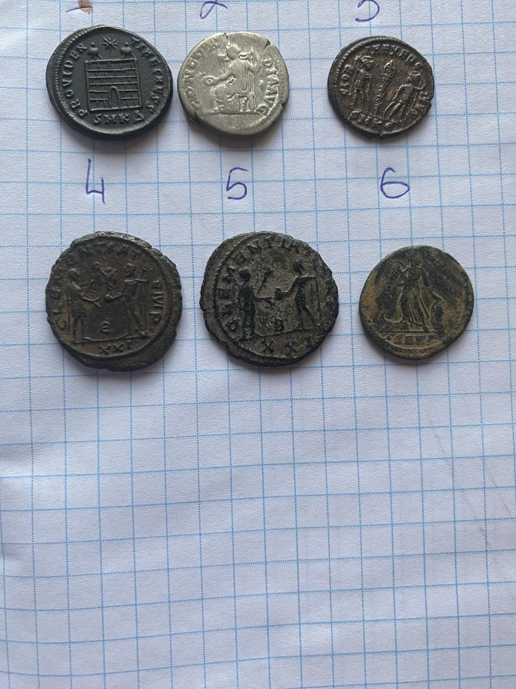 Римські монети, фоліс, денарій, антонініан