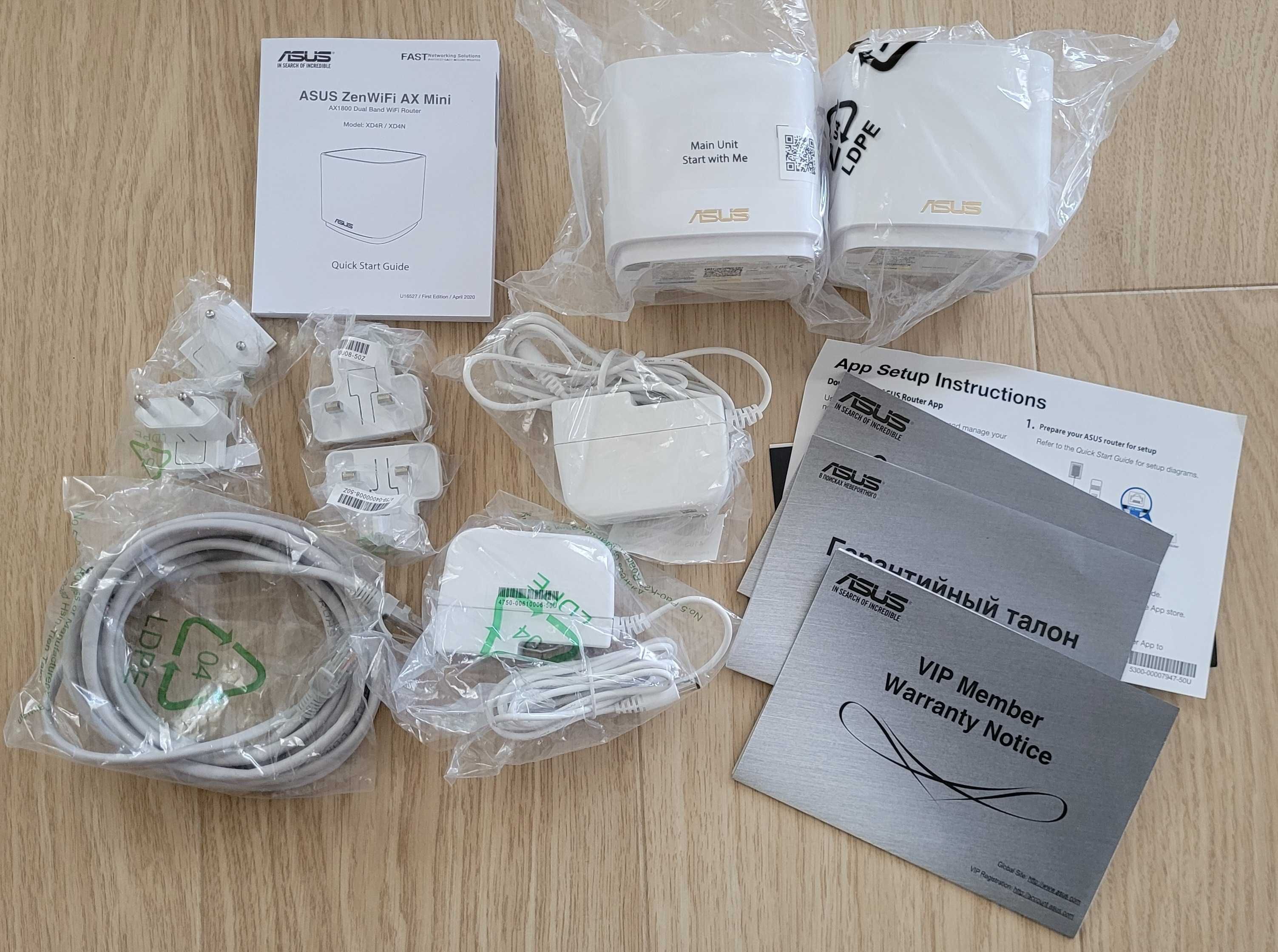 ASUS ZenWiFi AX1800 XD4 2 pack Białe - Mesh router Wi-Fi 6
