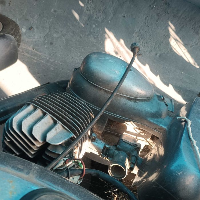 MZ TS 150 Silnik rama lagi fotel lampa błotnik koła