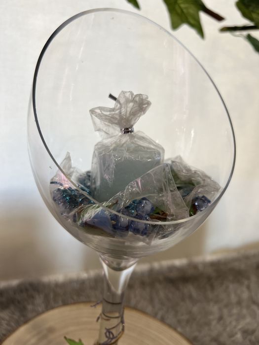 ULTIMA Jarra de decoração com vela e flores NOVO