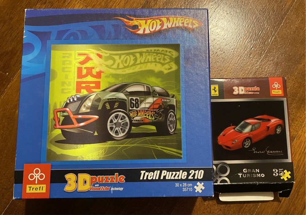 Puzzle 3d samochody Hot Wheels