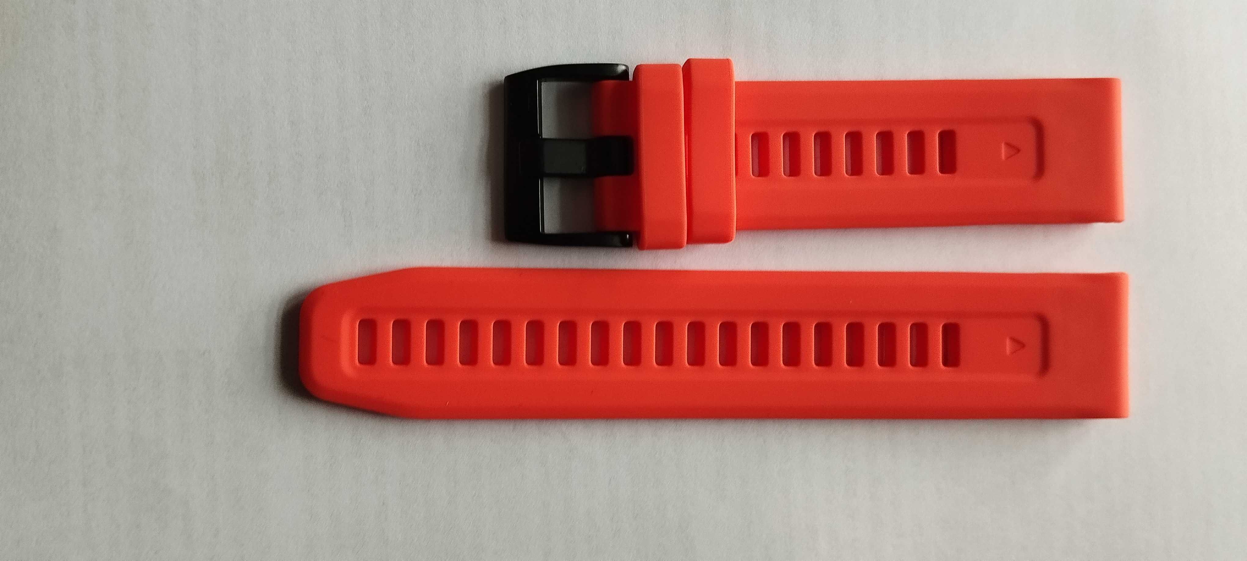 Pasek do Garmin Fenix, Epix 22 mm pomarańcz