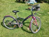 Rower 24 B-TWIN Poply 500 - przerzutki - Decathlon - dziecięcy