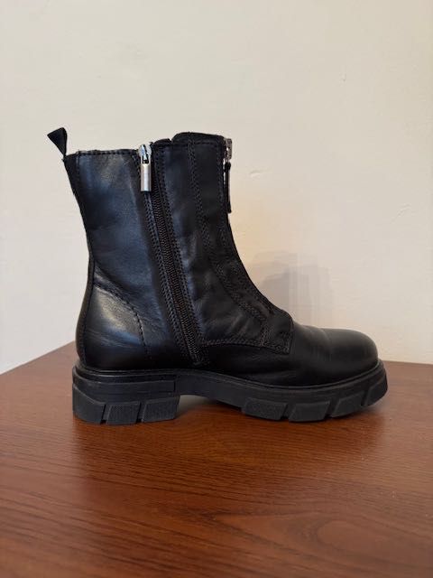 Wysokie skórzane Riekery