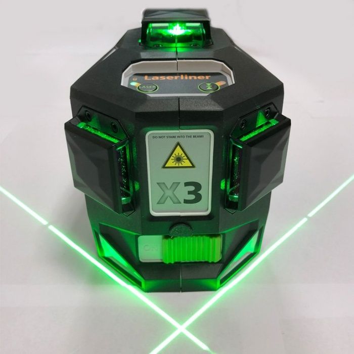 Nível Laser de cruz auto-nivelamento LASERLINER X3-Laser Pro
