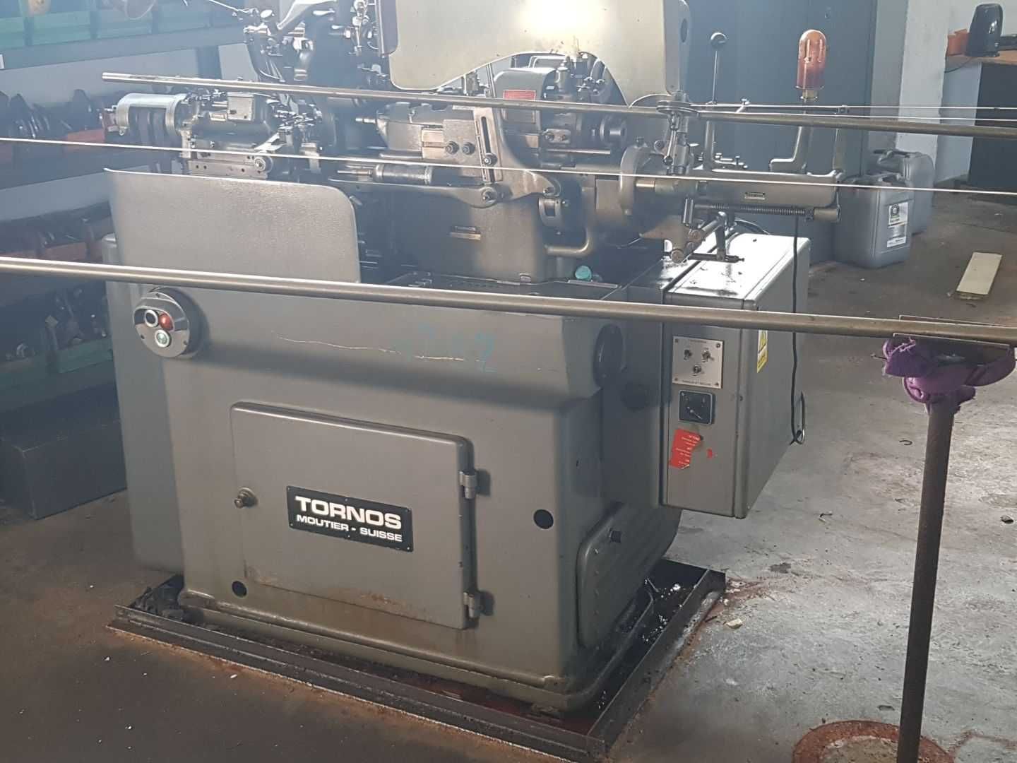Tokarka do metalu TORNOS MS-7 , TORNOS R-10 z podajnikiem ciężarkowym