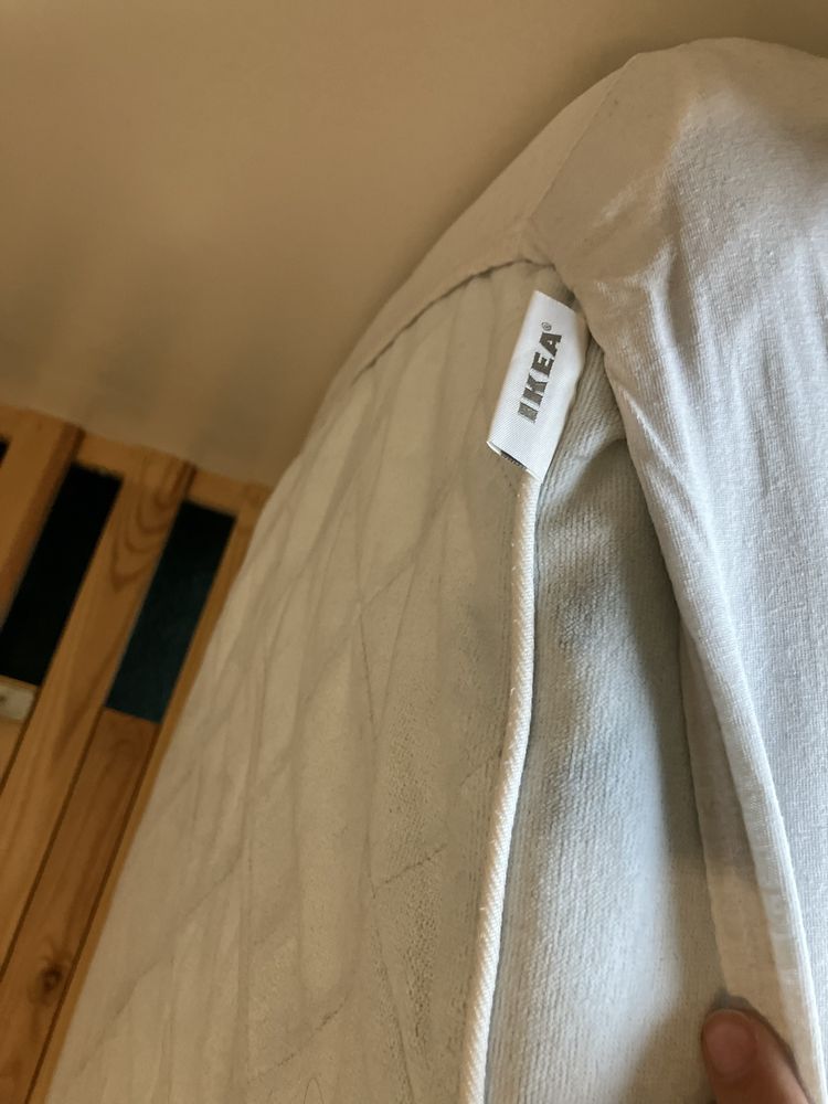 Cama Extensivel Ikea Busunge Branco com Colchao