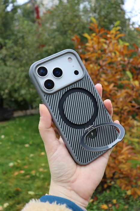 Карбон чохол з magsafe чехол iPhone 17 Pro Max айфон про макс