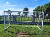 Bramka piłkarska,futbolowa 4m x 2m z siatką.Bardzo solidna. Transport