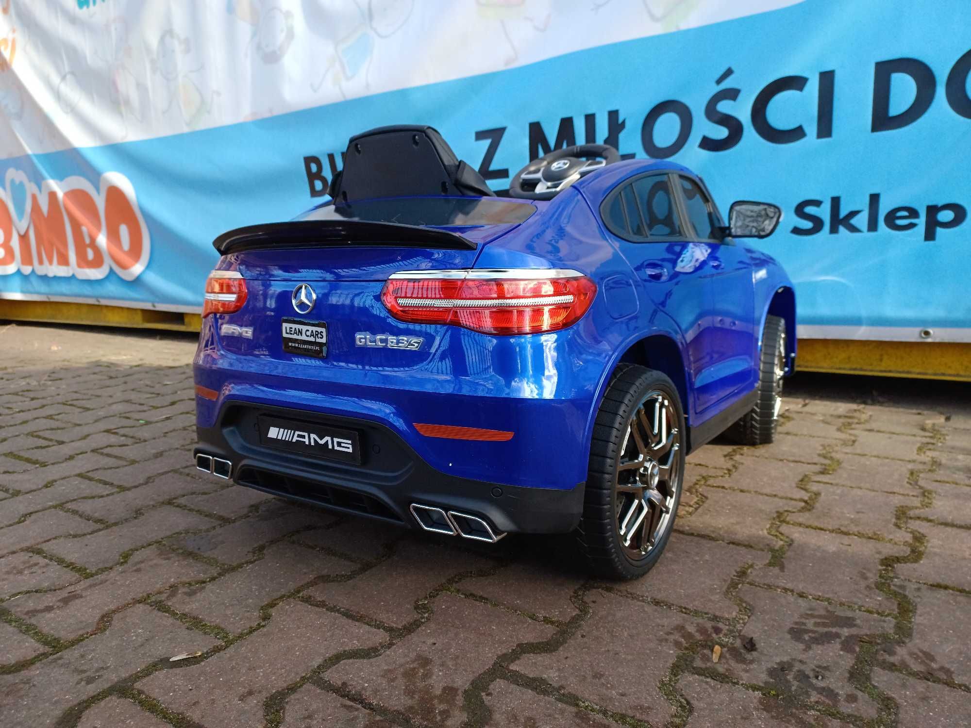 NOWY Mercedes GLC 63S AMG 4x4 na akumulator dla dzieci 12V LAKIER