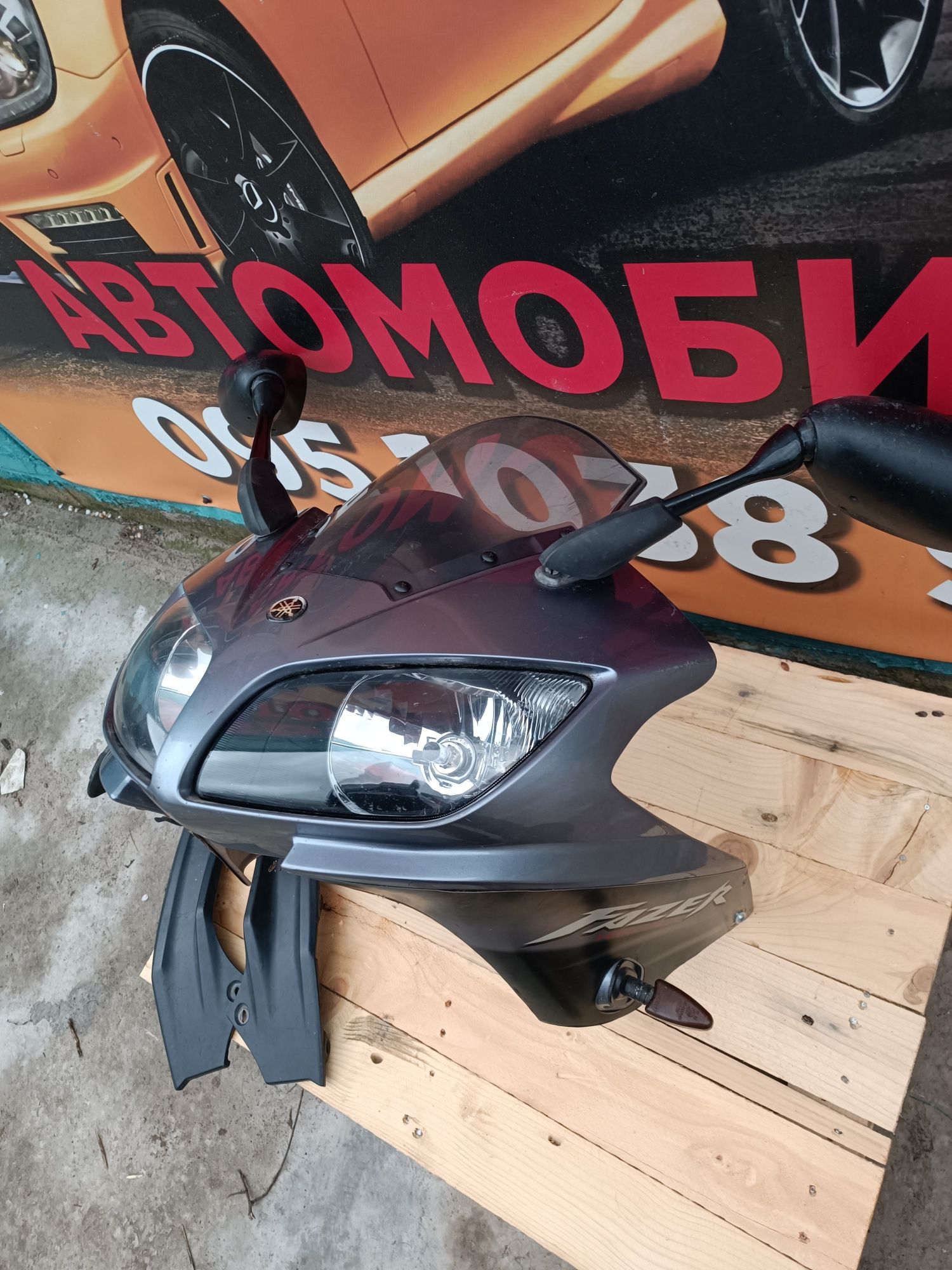 Морда фара паук в сборе Yamaha fz 1000 600 400 r FZ в отличном состоян