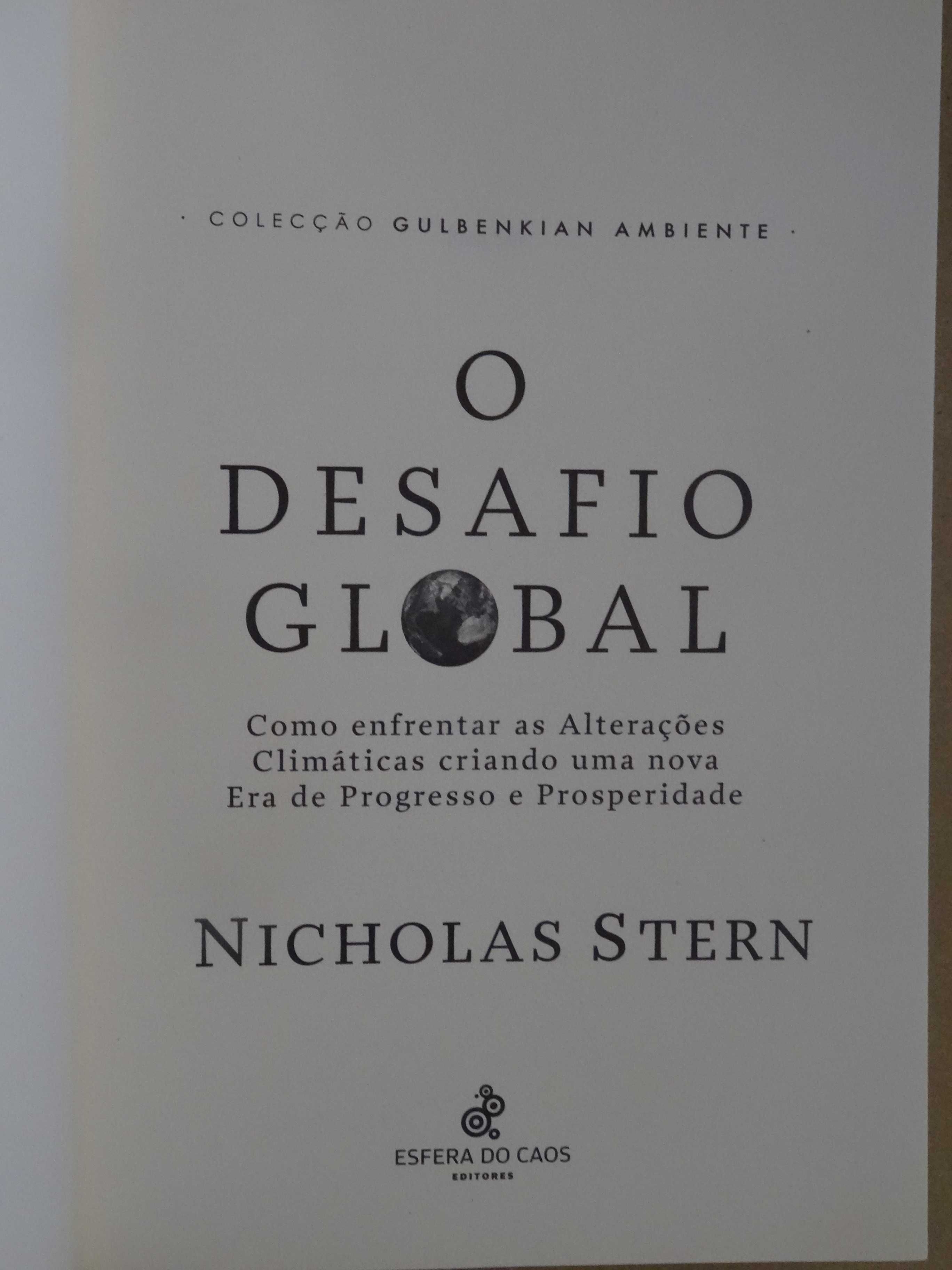 O Desafio Global de Nicholas Stern - 1ª Edição