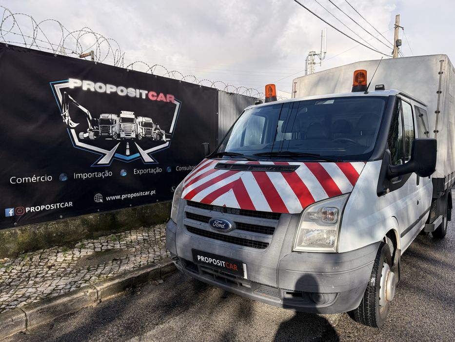 FORD TRANSIT 7 LUG C/PLATAFORMA APENAS 150.000km ###OPORTUNIDADE###