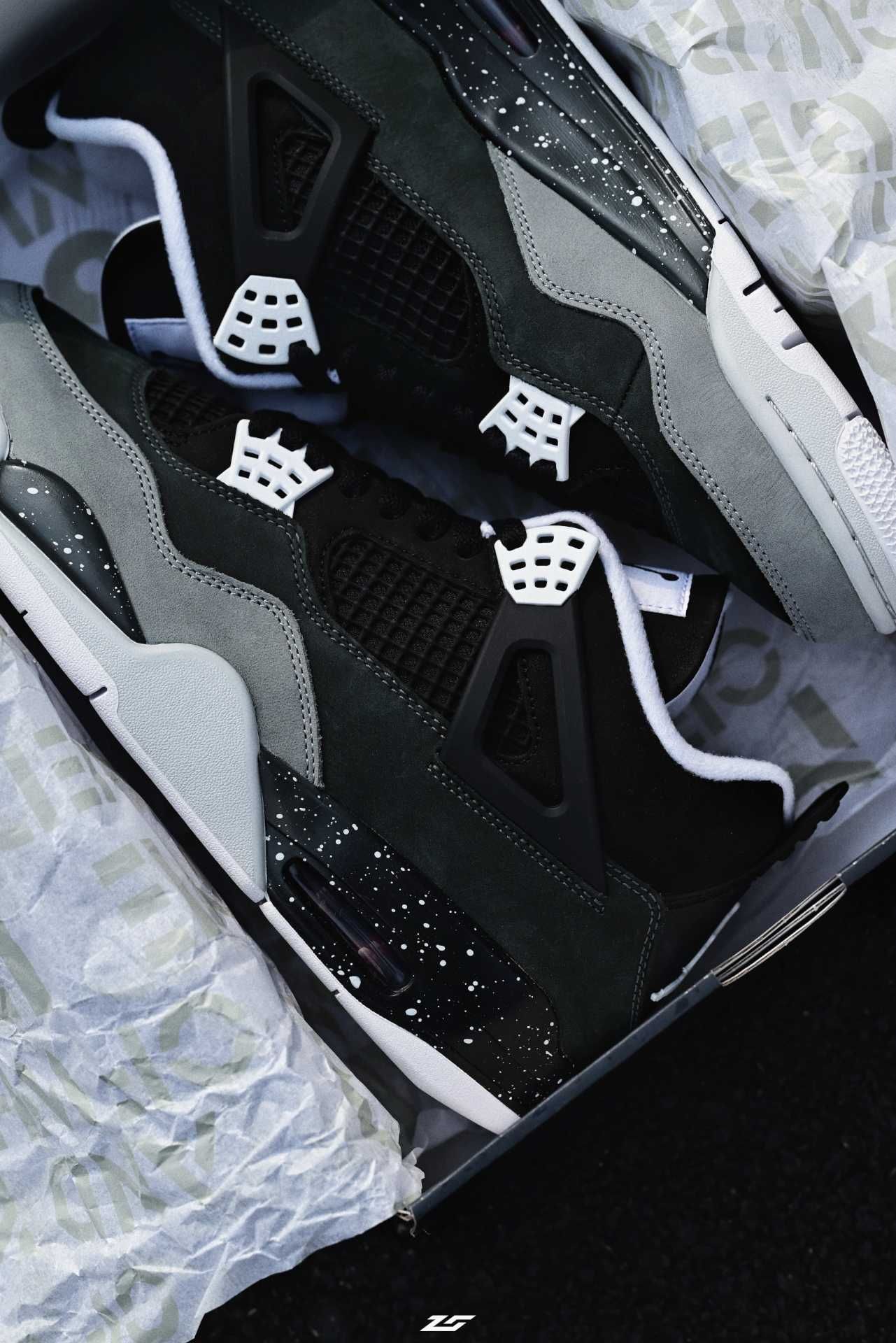 Jordan4Air4Retro Fear UnisexTrampki R.43
