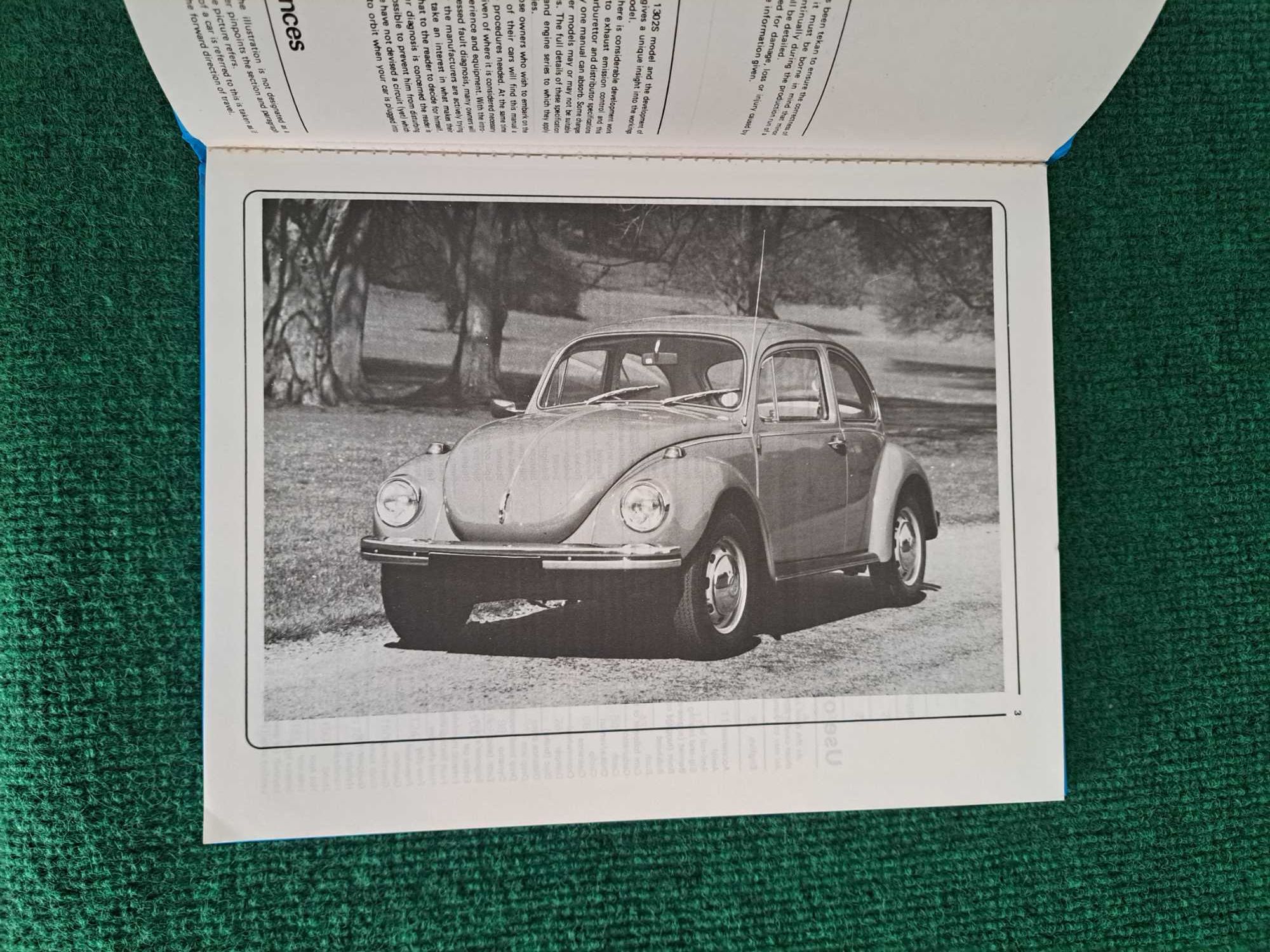 Volkswagen 1302 & 1302S - Beetle - Owners Workshop Manual
