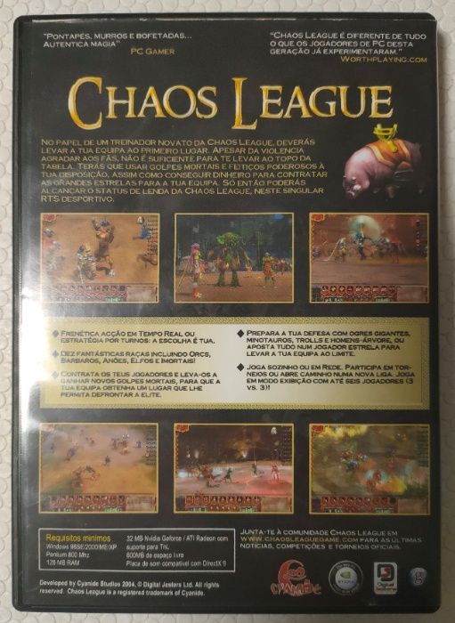 Chaos league Jogo PC DVD