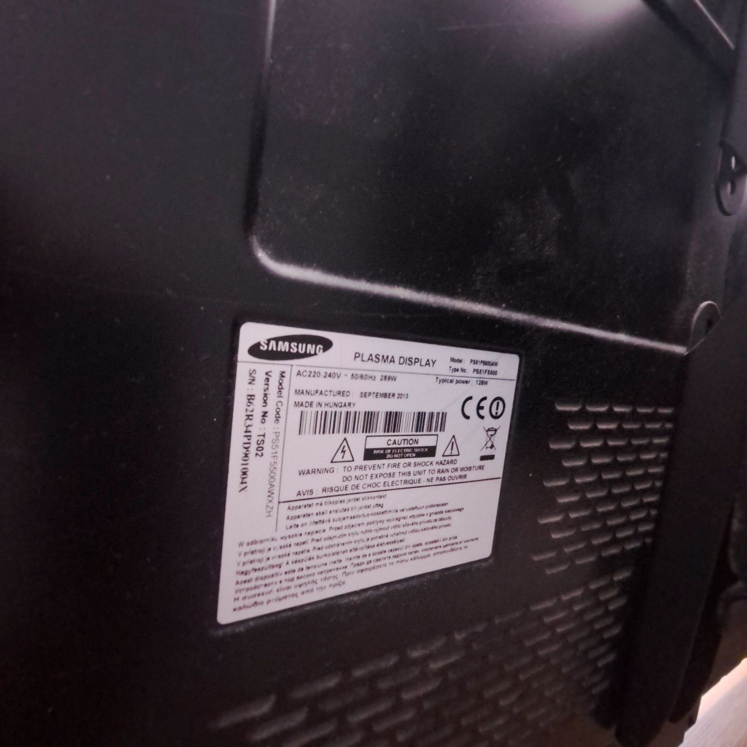 Telewizor 2 sztuki samsung całość paka