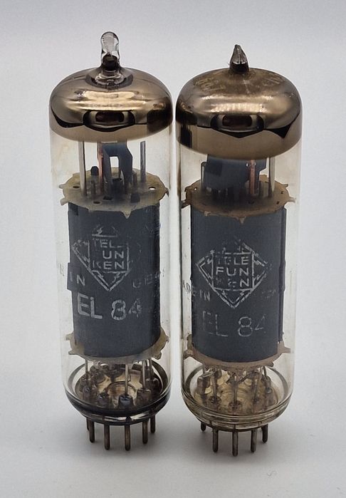 Lampy Telefunken EL84 dobrana para