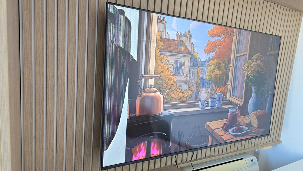 TV Samsung 55" Crystal UHD/ecrã danificado/damaged screen