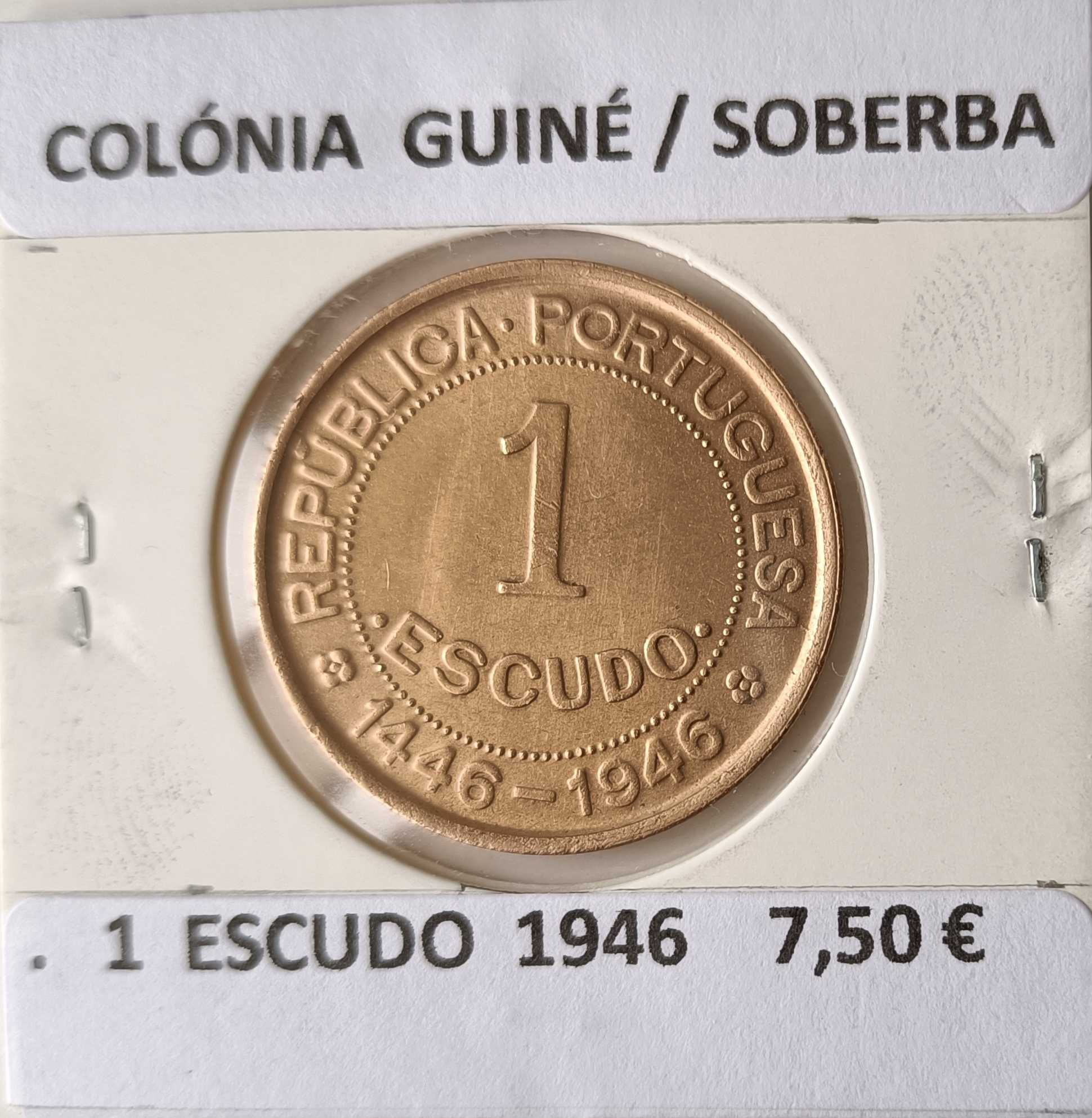 1 Moeda Portuguesa de 1 Escudo da Ex Colónia da Guiné Bissau (Bronze )