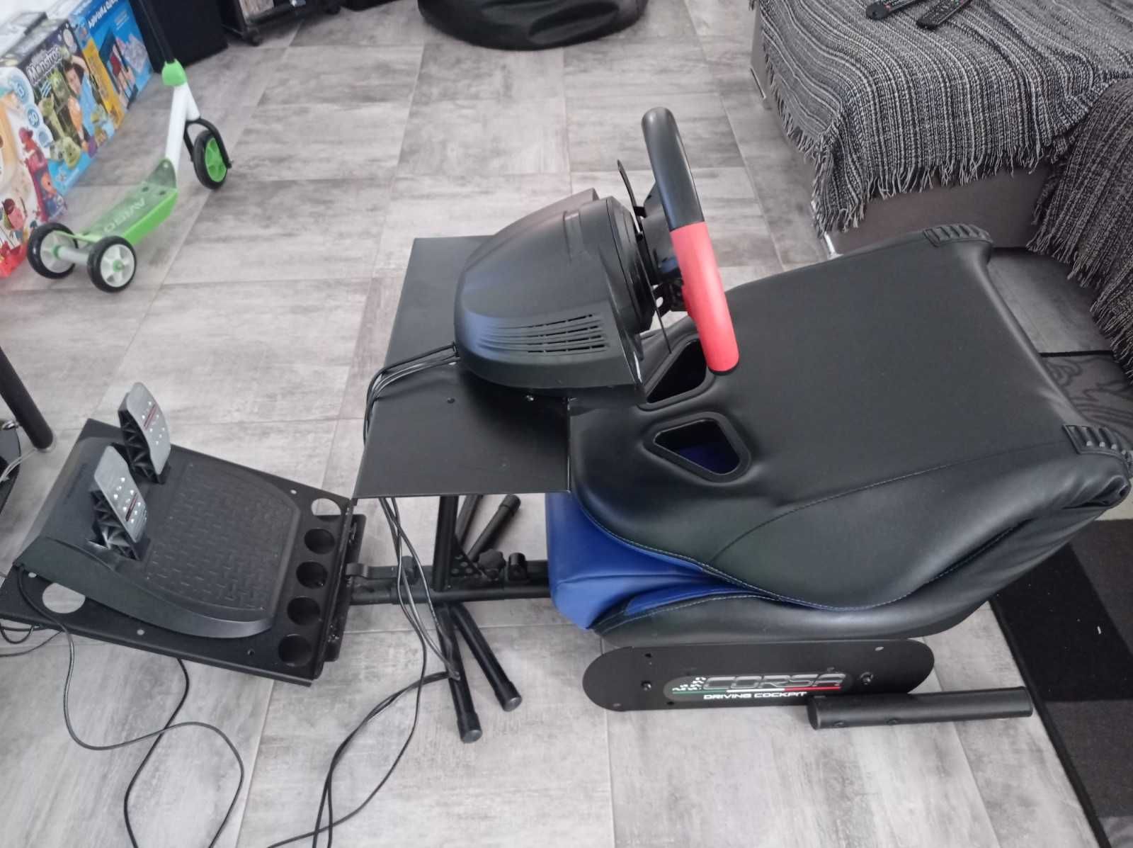 Playseat Corsa + Volante THRUSTMASTER T150 Ferrari Edição Especial