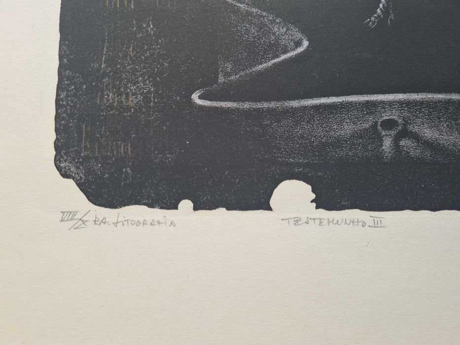 Litografia de Gil Teixeira Lopes