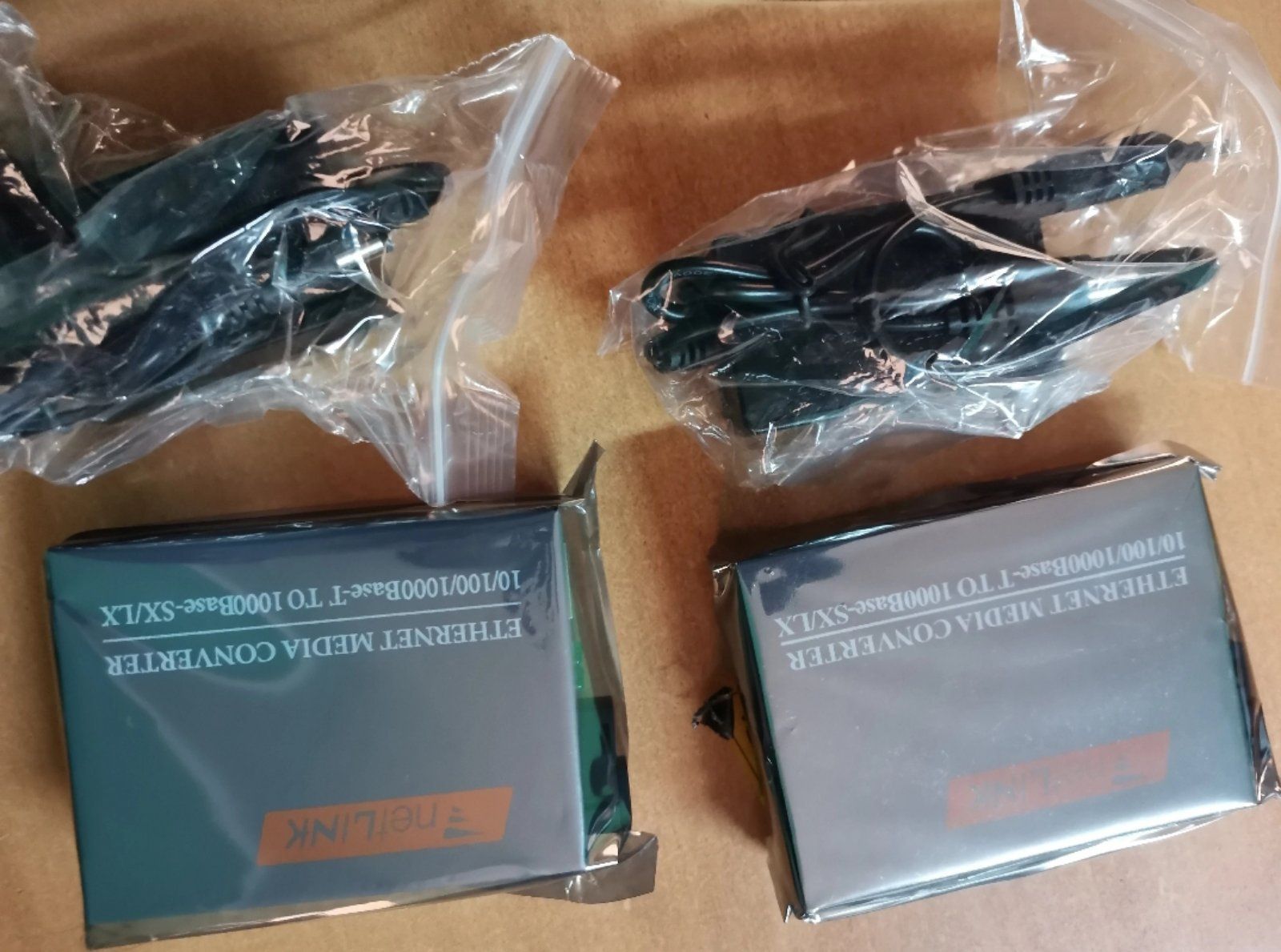 Медіаконвертер пари 1000 Mb. NetLink 1310+1550 одноволоконний SC 20k