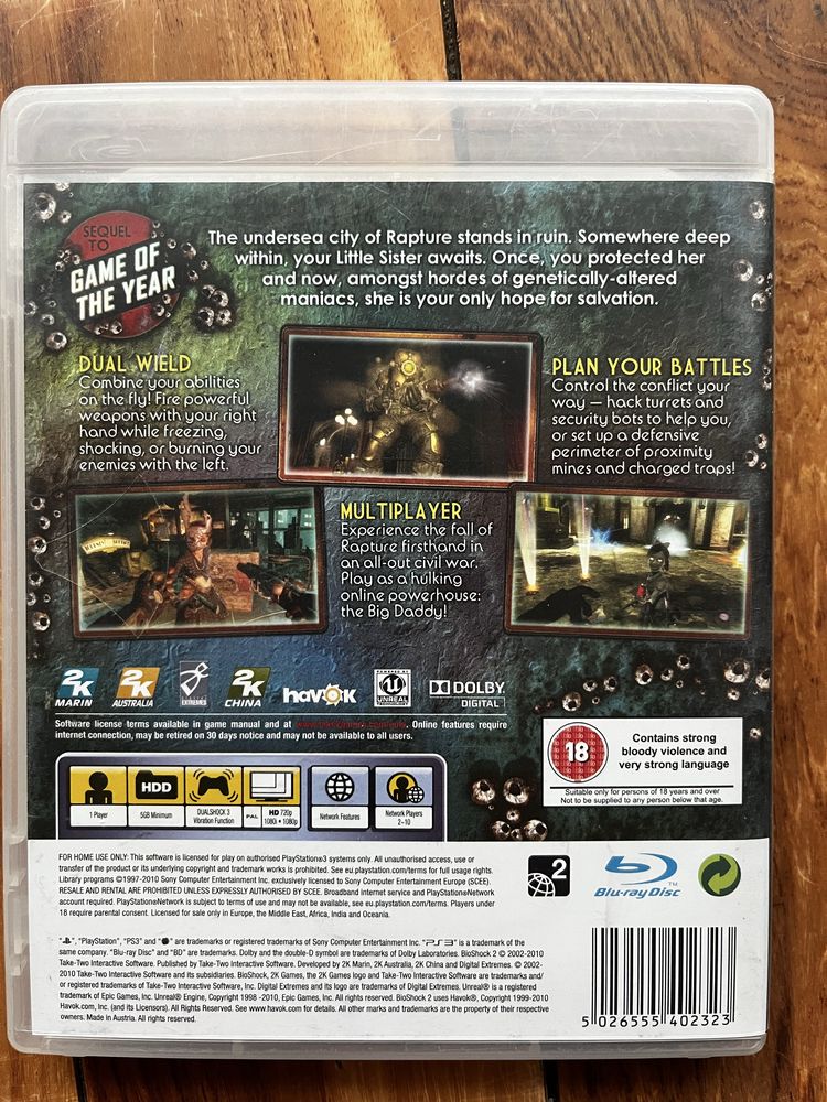 Bioshock 2 gra ps3