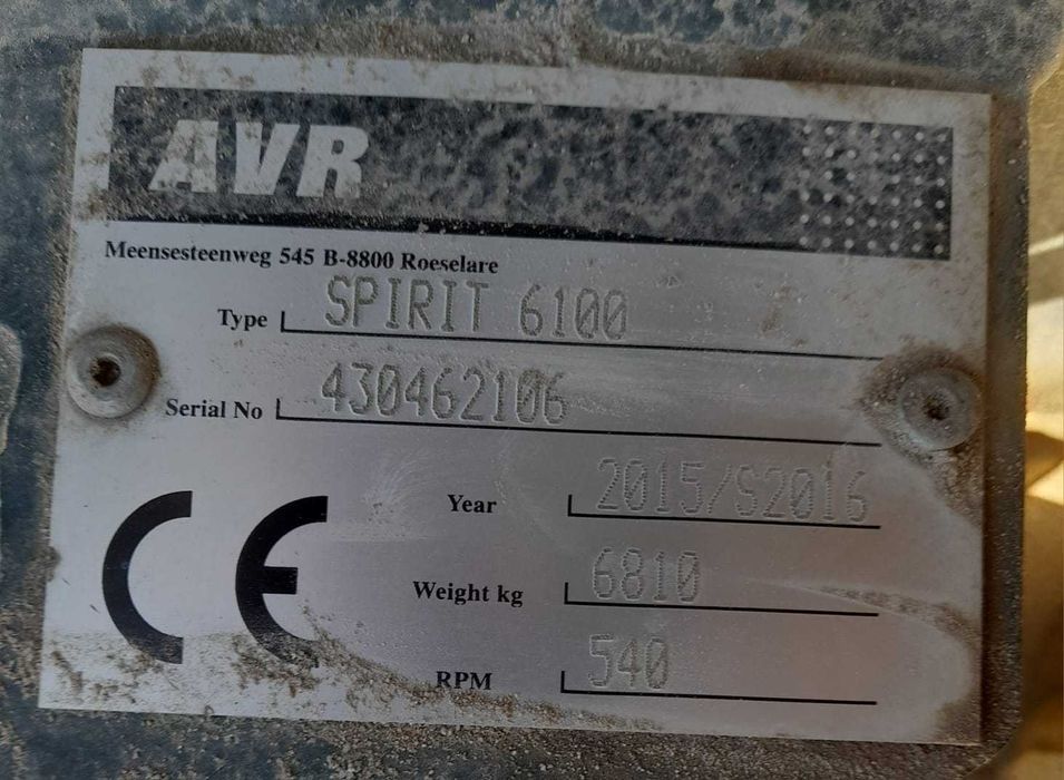 Colhedora de Batatas AVR Spirit 6100