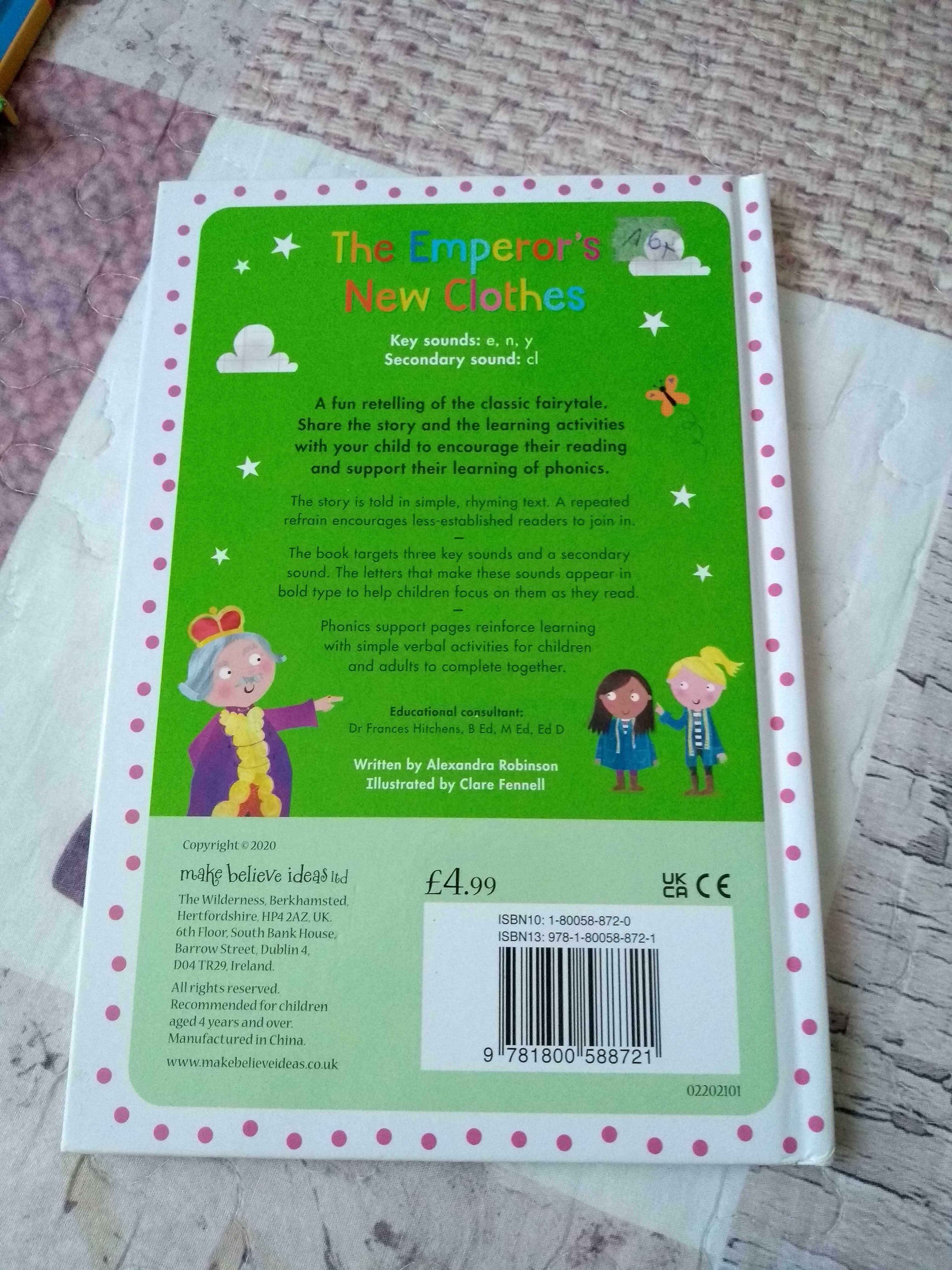 Książka po angielsku The Emperor's New Clothes Reading With Phonics