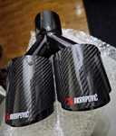 Ponteiras duplas Akrapovic 100mm