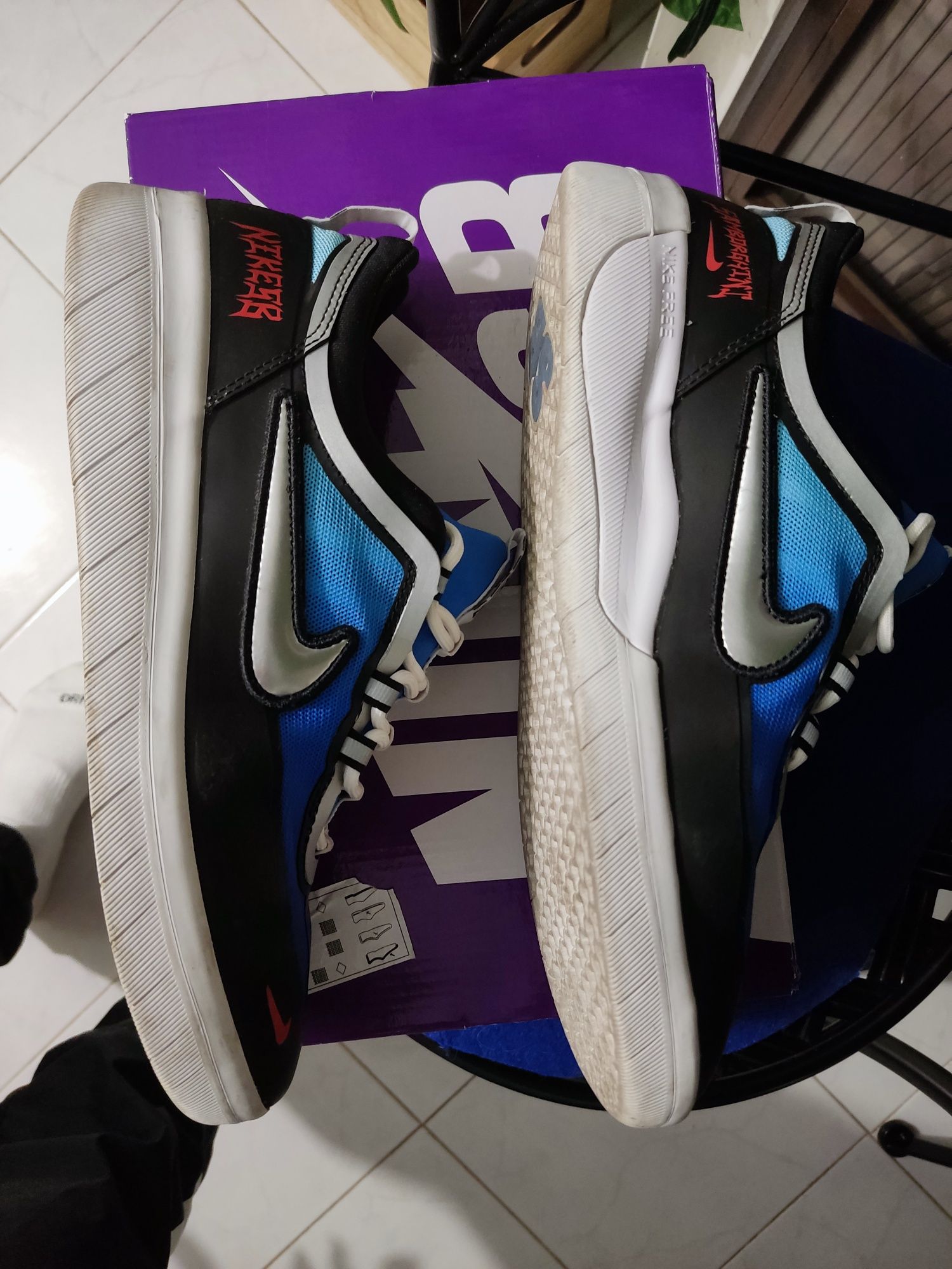 Nike free SB Nyjah edição especial