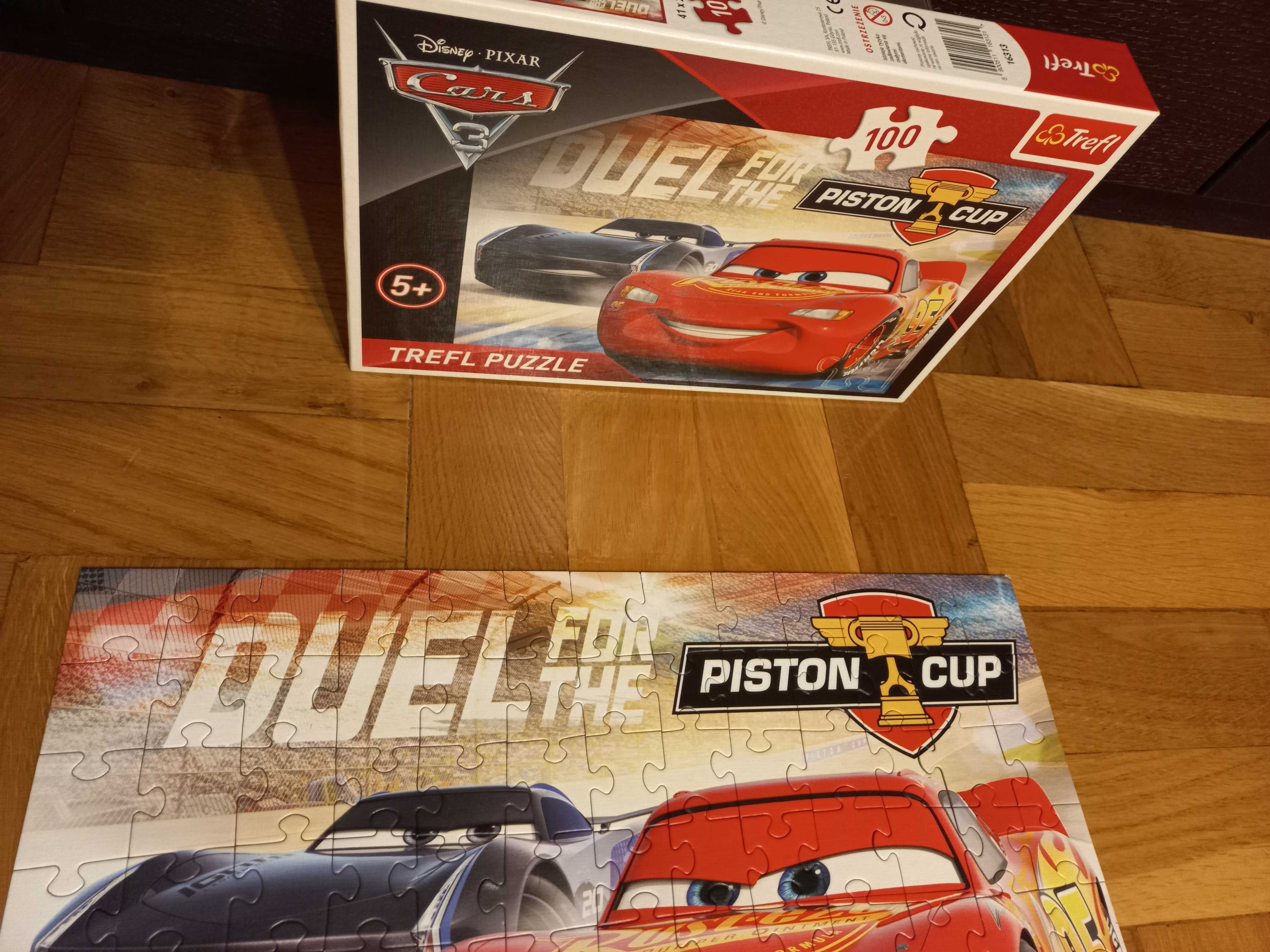 Trefl puzzle Piston Cup Disney Cars 100 el. stan bdb!