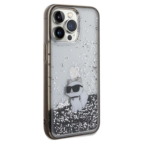 Etui Karl Lagerfeld Liquid Glitter Choupette na iPhone 13 Pro / 13