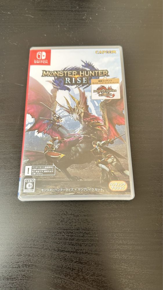 Monster hunter rise Nintendo switch