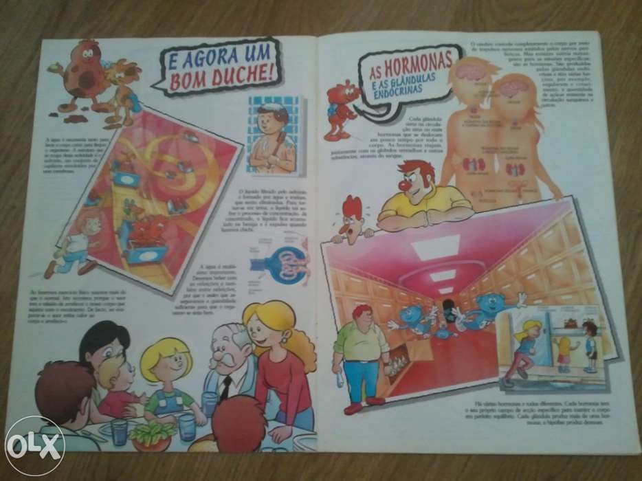 Coleção de cromos: era uma vez... o corpo humano