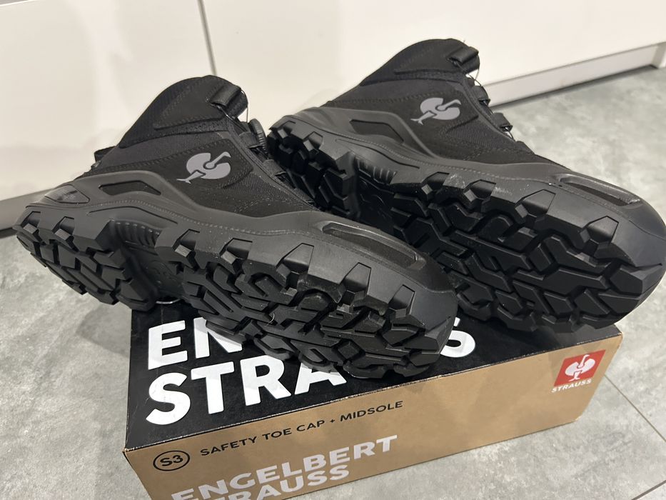 NOWE Buty robocze ochronne STRAUS Kastra II Mid 93964 stalowa podeszwa